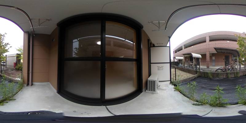 パノラマ画像バルコニー