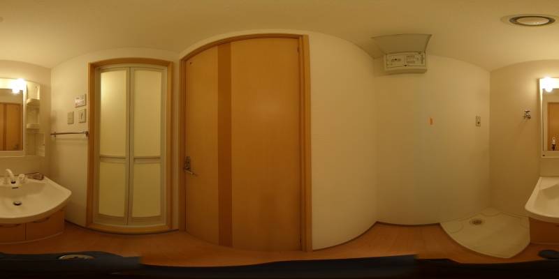 パノラマ画像洗面所