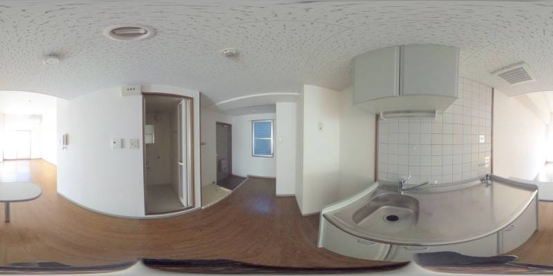 パノラマ画像キッチン