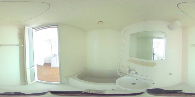 パノラマ画像バスルーム