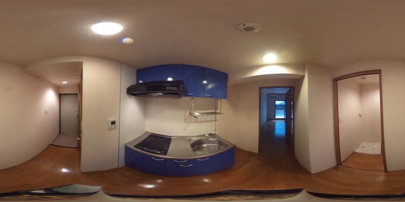 パノラマ画像キッチン