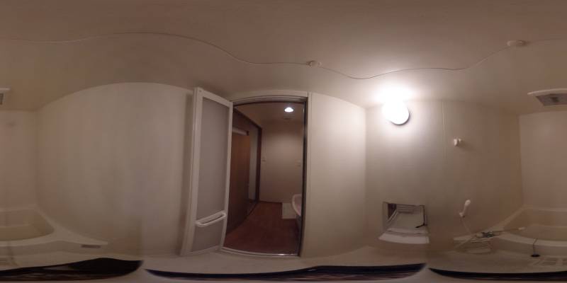 パノラマ画像バスルーム