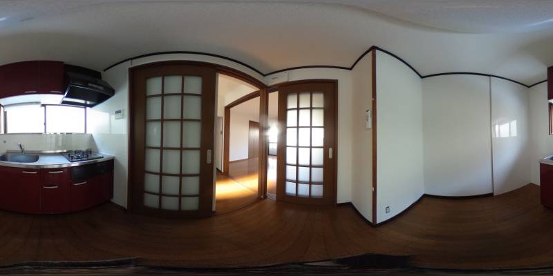 パノラマ画像キッチン