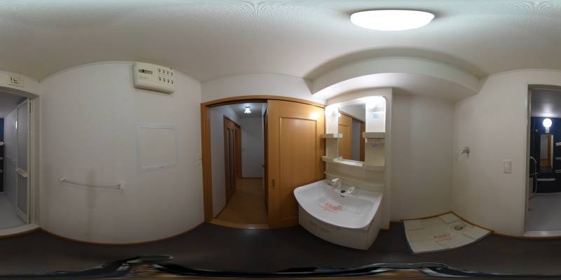 パノラマ画像洗面所