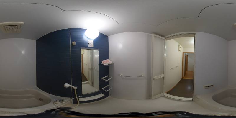 パノラマ画像バスルーム