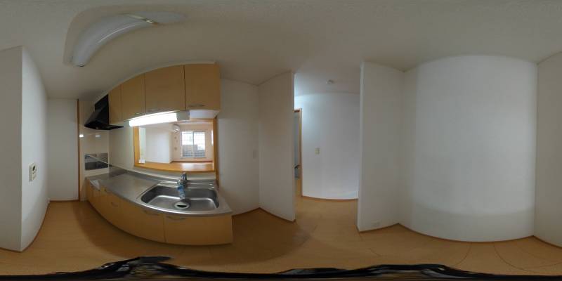 パノラマ画像キッチン