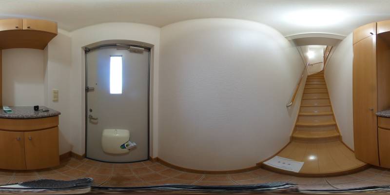 パノラマ画像玄関