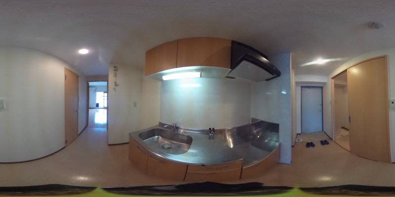 パノラマ画像キッチン