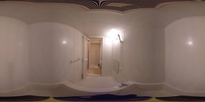 パノラマ画像バスルーム