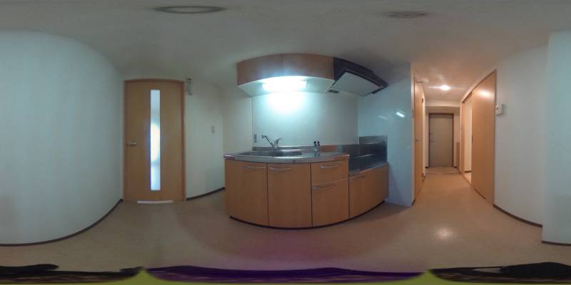 パノラマ画像キッチン