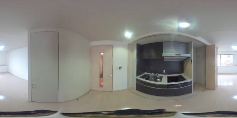 パノラマ画像キッチン