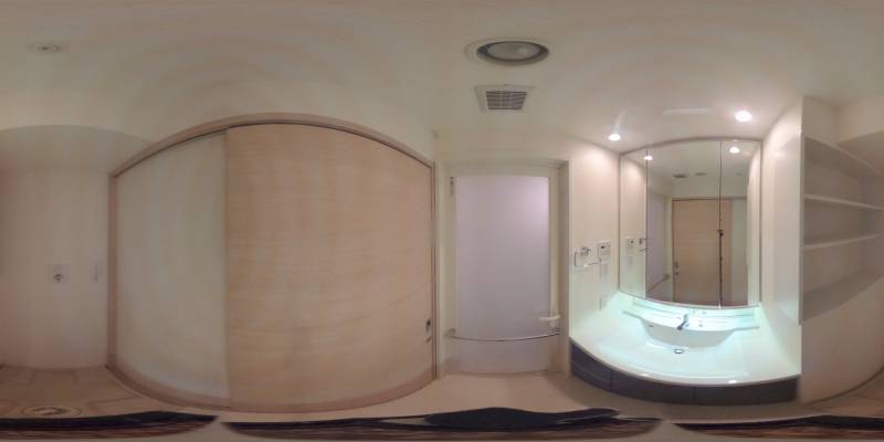 パノラマ画像洗面所