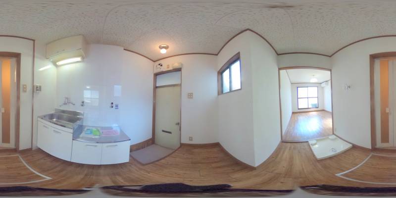 パノラマ画像キッチン