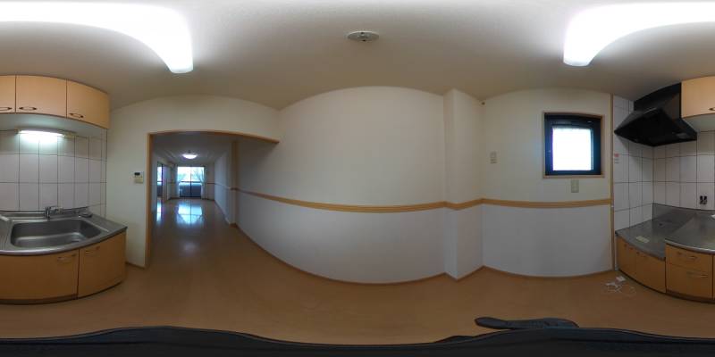 パノラマ画像キッチン