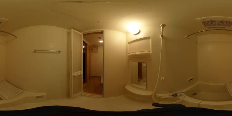 パノラマ画像バスルーム