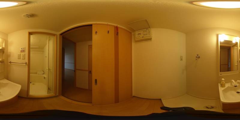 パノラマ画像洗面所