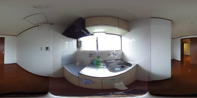 パノラマ画像キッチン