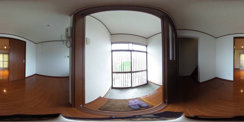 パノラマ画像玄関