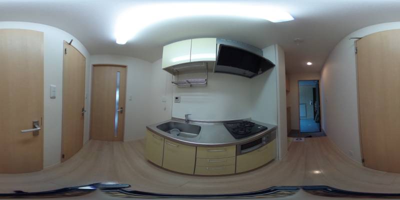 パノラマ画像キッチン