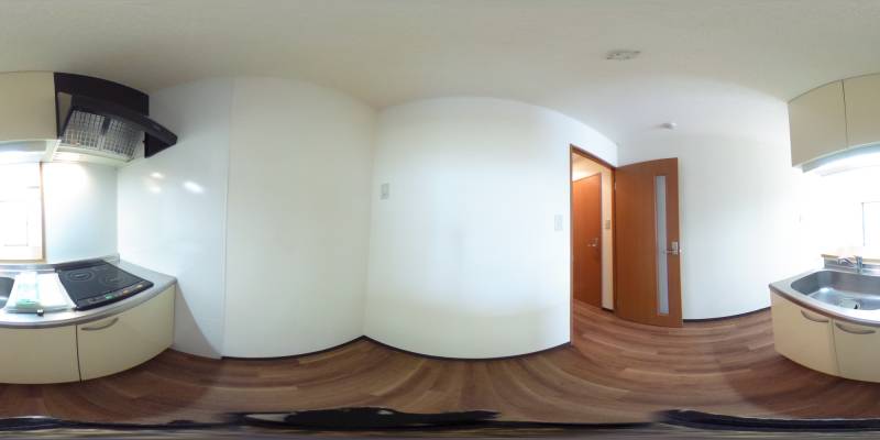 パノラマ画像キッチン