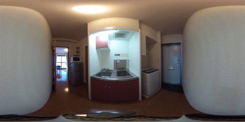 パノラマ画像キッチン