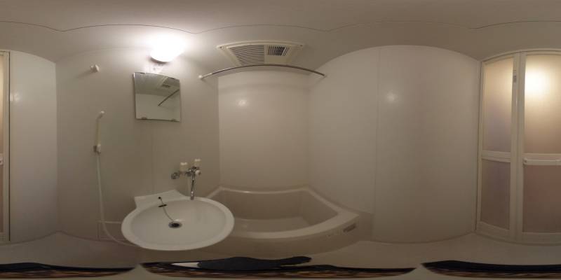 パノラマ画像バスルーム