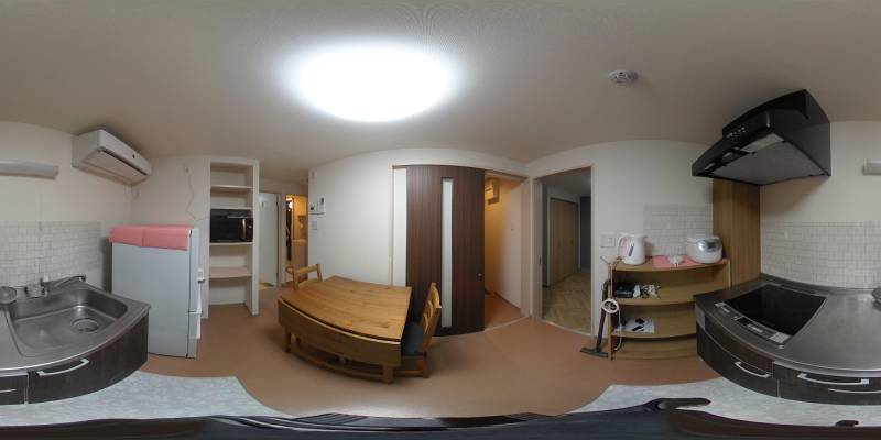 パノラマ画像キッチン