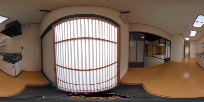 パノラマ画像玄関