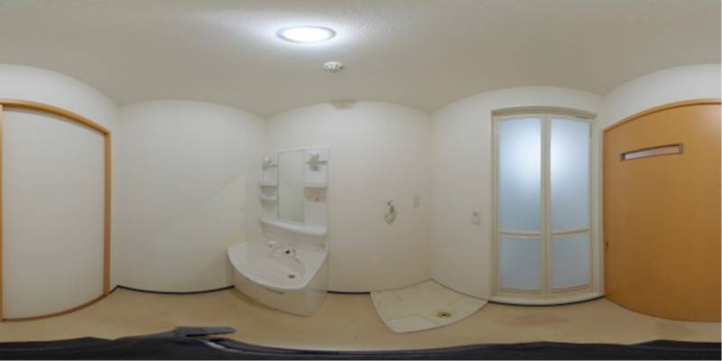 パノラマ画像洗面所