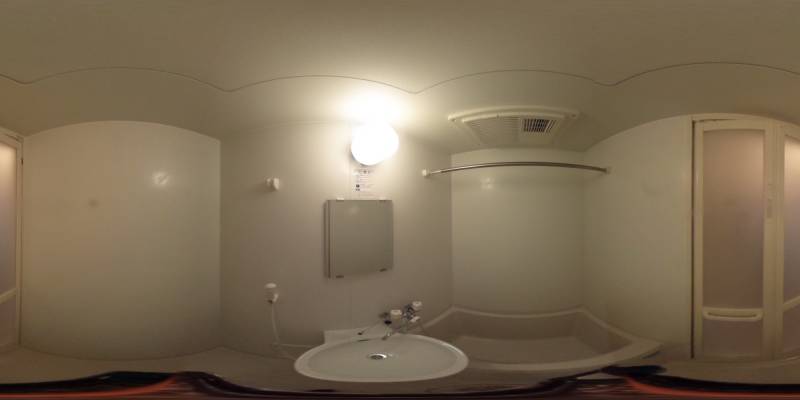 パノラマ画像バスルーム