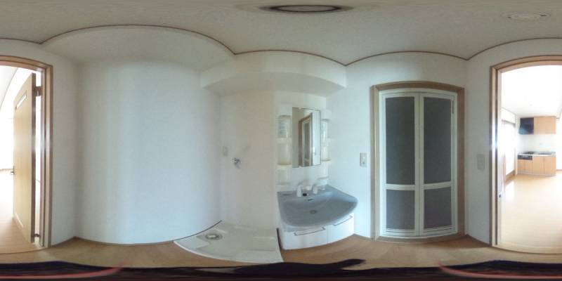 パノラマ画像洗面所