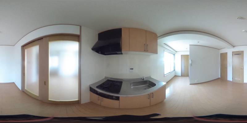 パノラマ画像キッチン