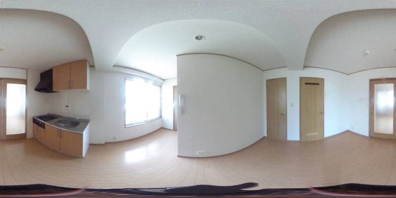 パノラマ画像リビング