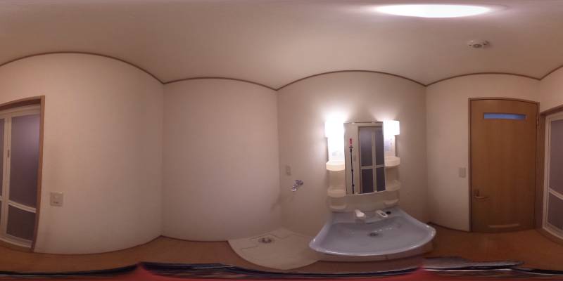 パノラマ画像洗面所
