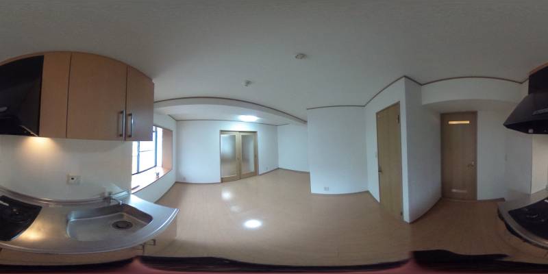 パノラマ画像キッチン