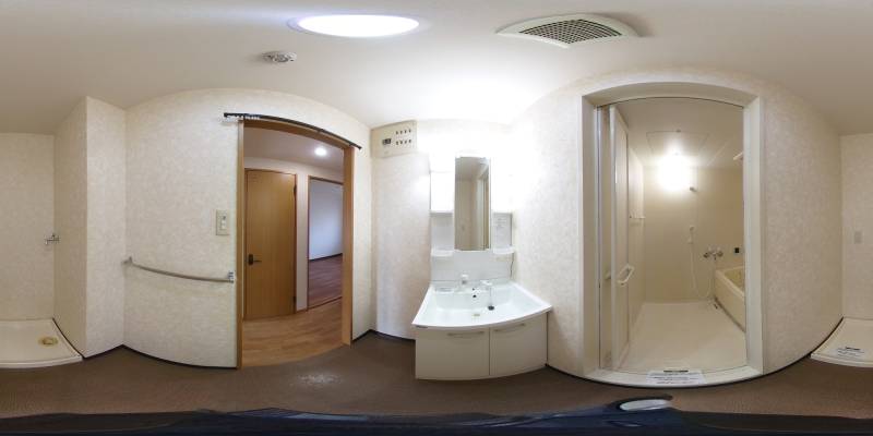 パノラマ画像洗面所