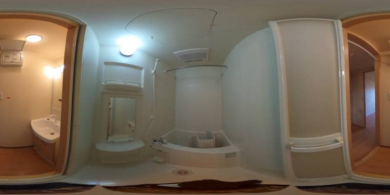 パノラマ画像バスルーム