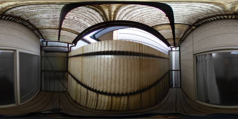 パノラマ画像バルコニー