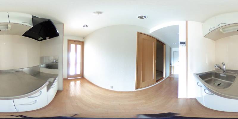 パノラマ画像キッチン