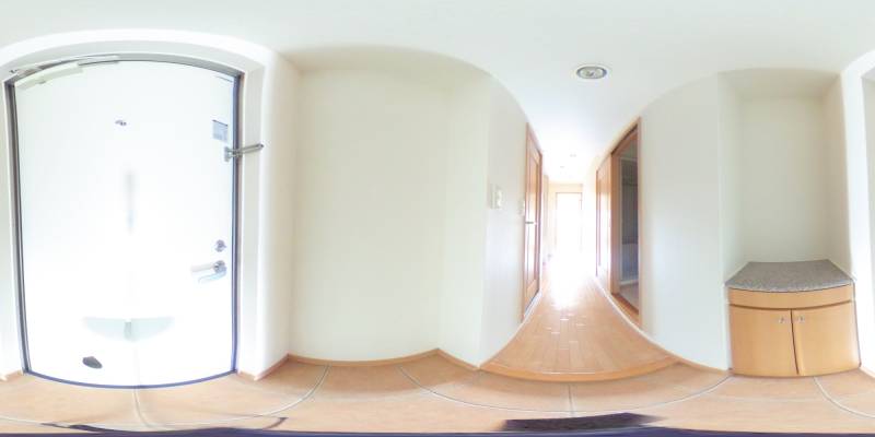 パノラマ画像玄関