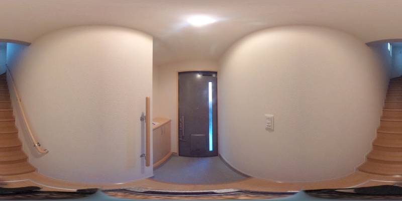 パノラマ画像玄関