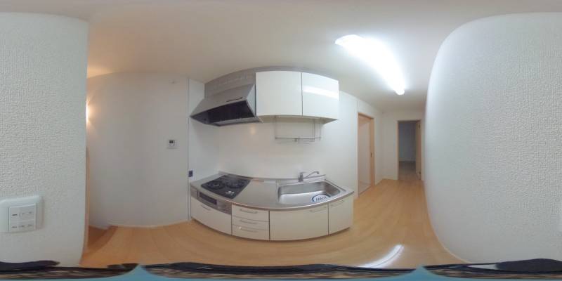 パノラマ画像キッチン