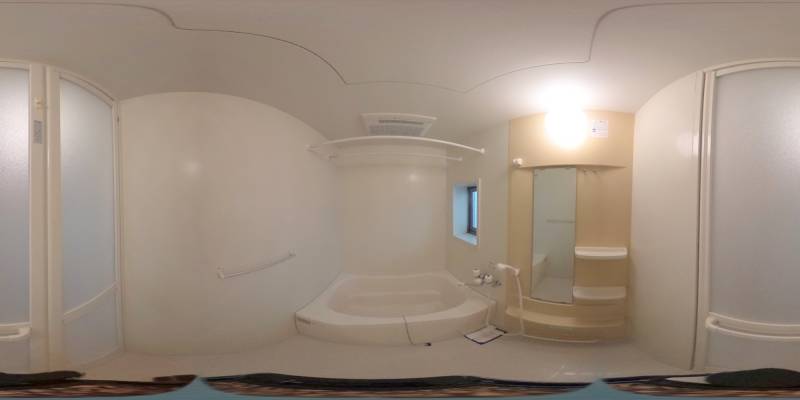 パノラマ画像バスルーム