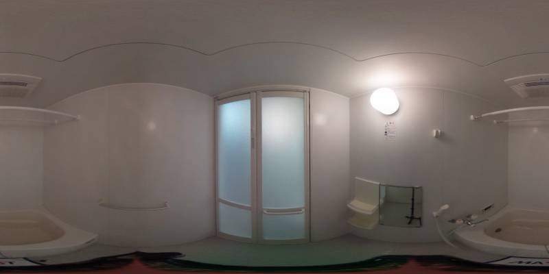 パノラマ画像バスルーム