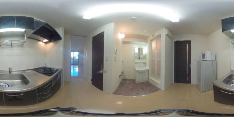 パノラマ画像キッチン