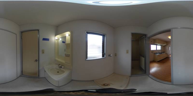パノラマ画像洗面所