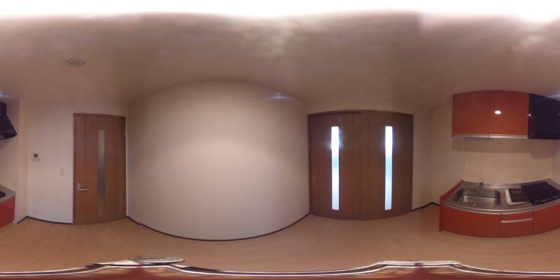 パノラマ画像キッチン