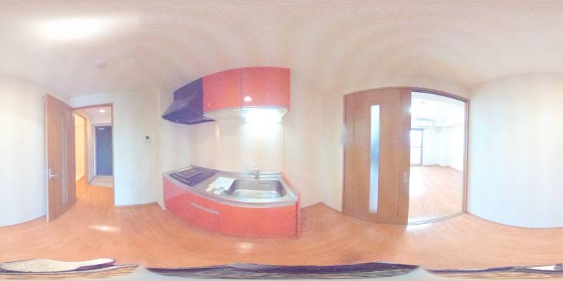 パノラマ画像キッチン