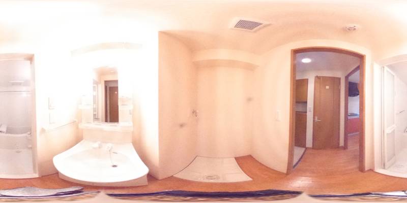 パノラマ画像洗面所