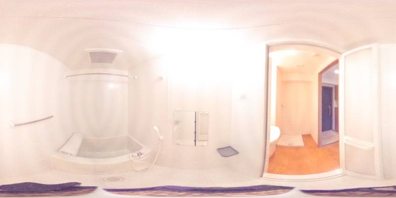 パノラマ画像バスルーム